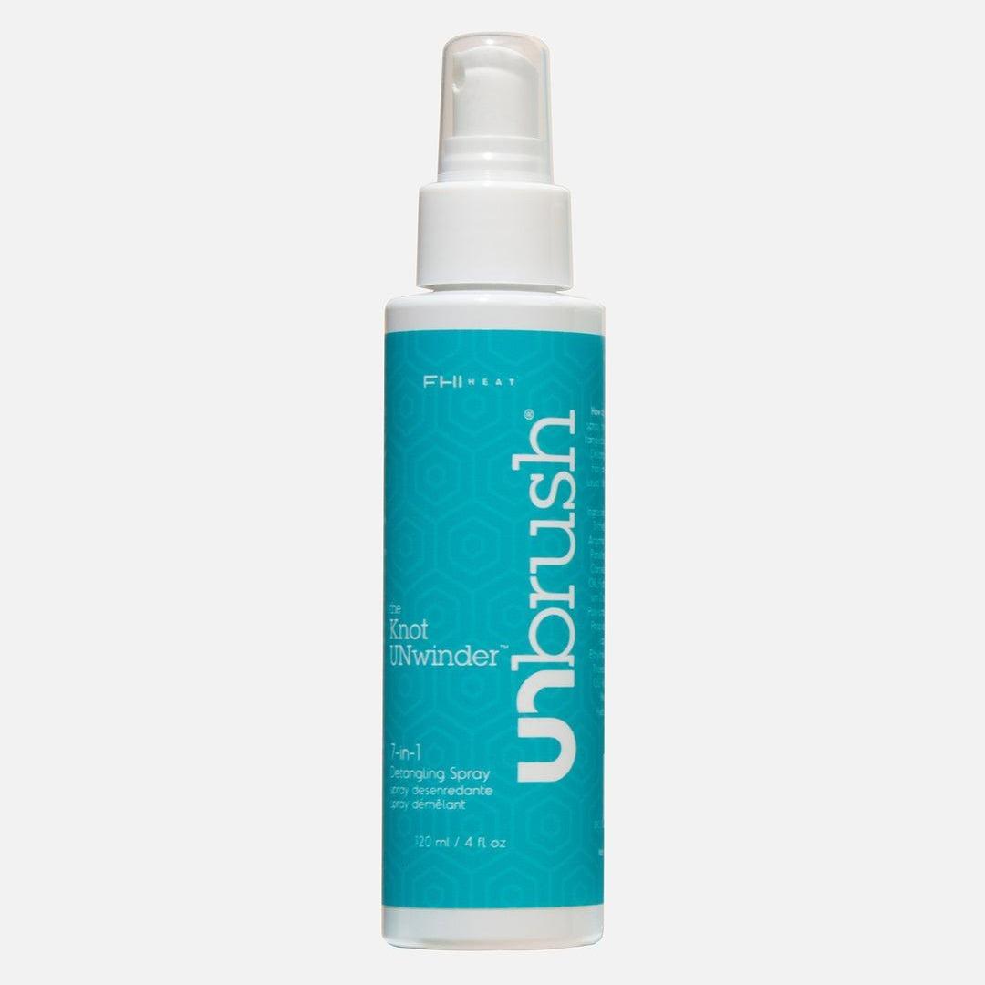 FHI HEAT UNbrush The Knot UNwinder 7-in-1 Detangling Spray - 4oz, Moisutre, Smooth, Heat protects, Haircare