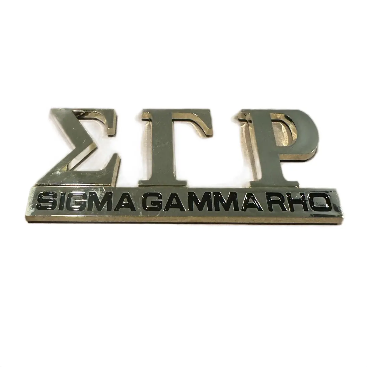Gold Sigma Gamma Rho car decal Gold Sigma Gamma Rho car decal