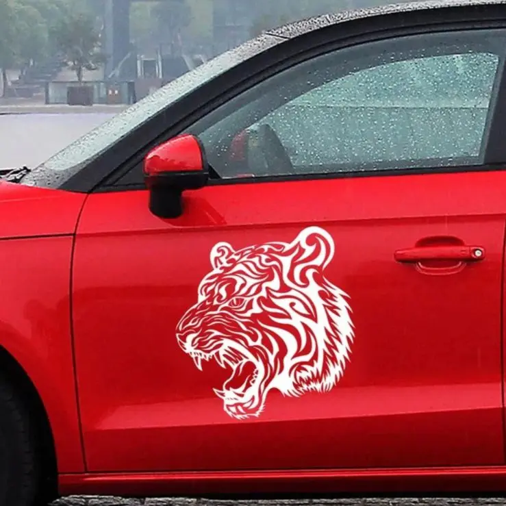 Tiger Head Animal Vinyl Decal 651 - For Cars, Trucks