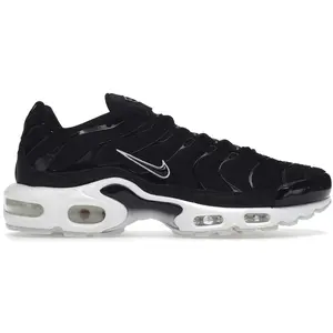 Nike WMNS Air Max Plus TN DM2362-001 Black/White Lifestyle Sneakers with Tuned Air Cushioning for Comfort and Support - Girl Walking Shoes Footwear Rubber Trainer Casual Training Running Runner Athletic Women
