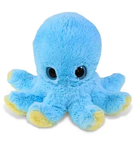 BIG EYE PLUSH - BLUE OCTOPUS
