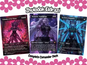 Anime Waifu Eldrazi Tribal | Full 100-Card Commander EDH Proxy + Tokens
