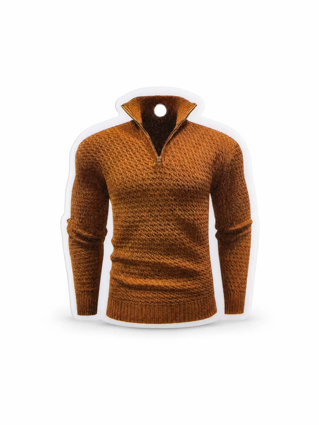 Men's Pullover Sweater Scented Card Gift, Menswear Tops Knitwear Accessory
