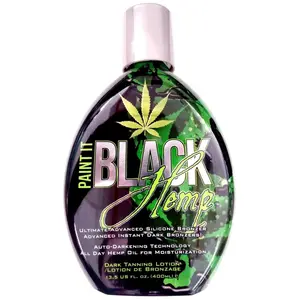 Millennium Tanning, Bronzing & Tanning Lotion, All Skin Types, Instant Darkening with Moisturising Hemp Blend, 13.5 fl oz