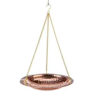 13.5“ Hanging Copper Bird Bath