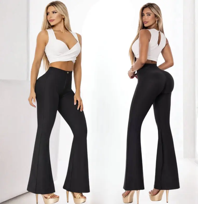 campana  Colombian  Fit Leggings with Built-In Support Panel Casual Everyday