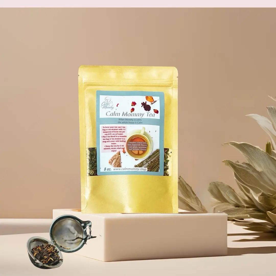 Calm Mommy Tea Bundle- Herbal, Promoting Relaxation and Supporting Digestive Health - Effective in Reducing Blood Pressure and Improving Sleep - Beverage