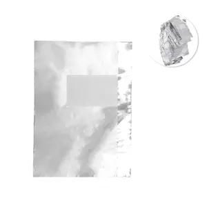 VOCOSTE Women's Durable Nail Art Tools Nail Polish Remover Foil Silver Tone 100pcs