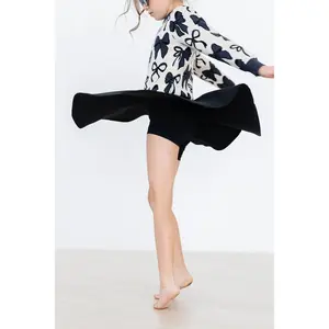 Black Twirl Skort