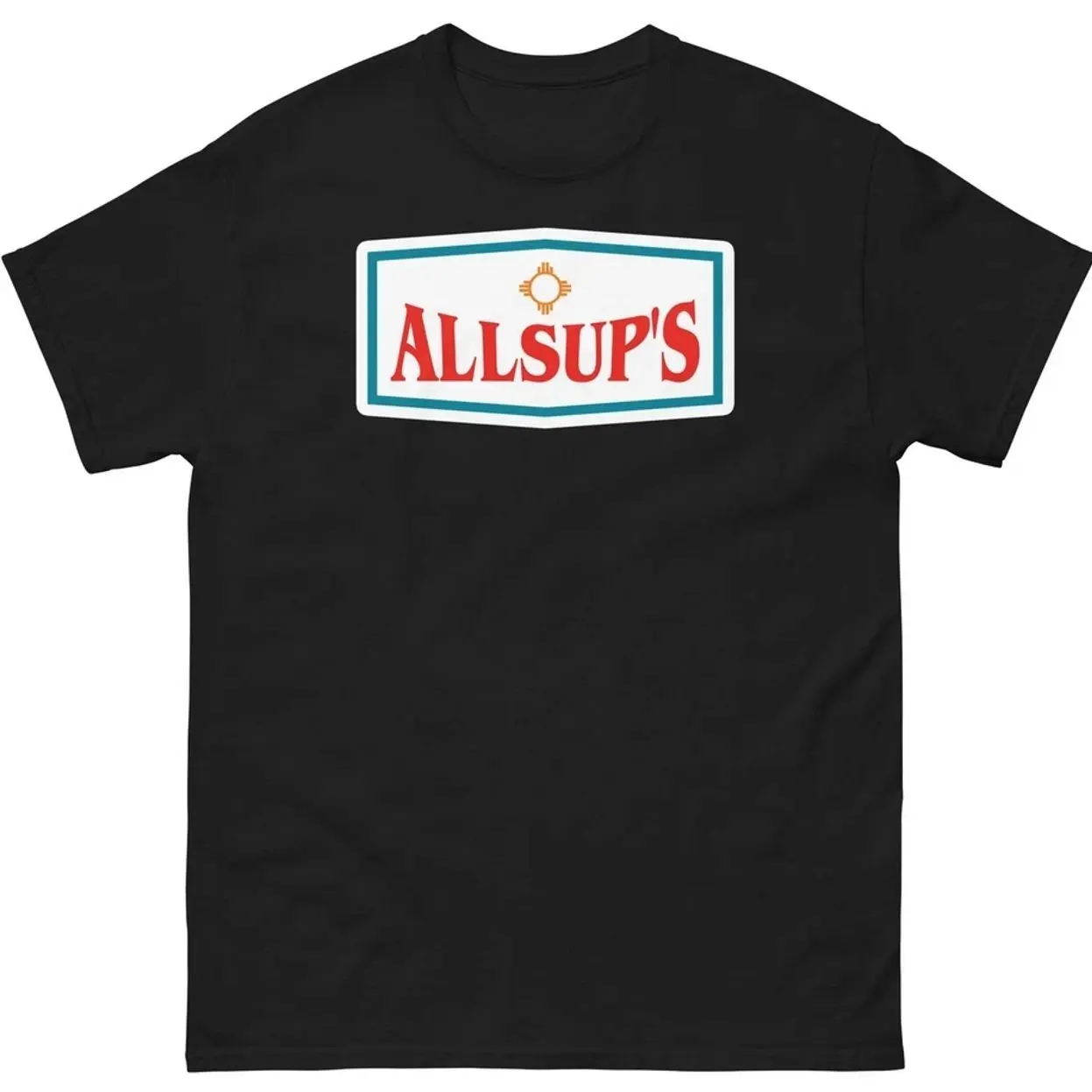 Allsups Black Graphic T Shirt Unisex classic tee V