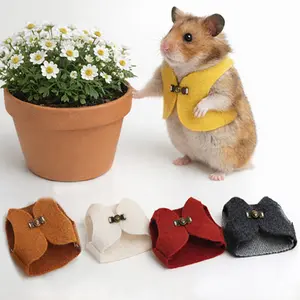 Hamster vest, golden hamster, squirrel, detachable outdoor vest, warm clothes for hamsters