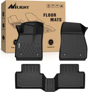 Nilight TPE Floor Mats for Chevy Malibu 2013 2014 2015, 2016 Chevrolet Malibu Limited Only, All Weather Custom Fit Heavy Duty Floor Liners