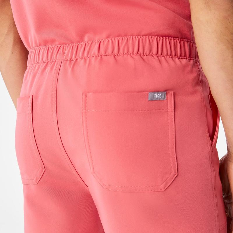 men's Pulmonary Pink Cairo - Short Cargo Scrub Pant