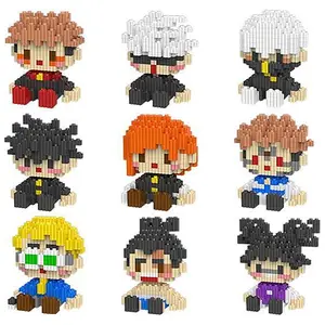 New Toy "Spell Return" Character Assembly Game Gojo Satoru Japanese knotweed Model Building Blocks Children's Educational Gift