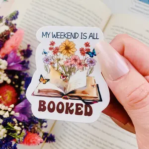My Weekend is all booked sticker l kindle sticker