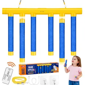Reflex Drop Stick Challenge Game - Catching Sticks Game Hand-Eye Coordination Trainer with Remote Control | 3 Adjustable Speed Levels for Kids & Adults | Portable Reaction Time Toy  Fun Gift for Teens, Party Favors, Office Desk Toy