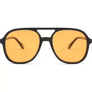 FEISEDY Retro Sunglasses Women Men Classic Square Shades Trendy Sun Glasses UV400 Protection B2394