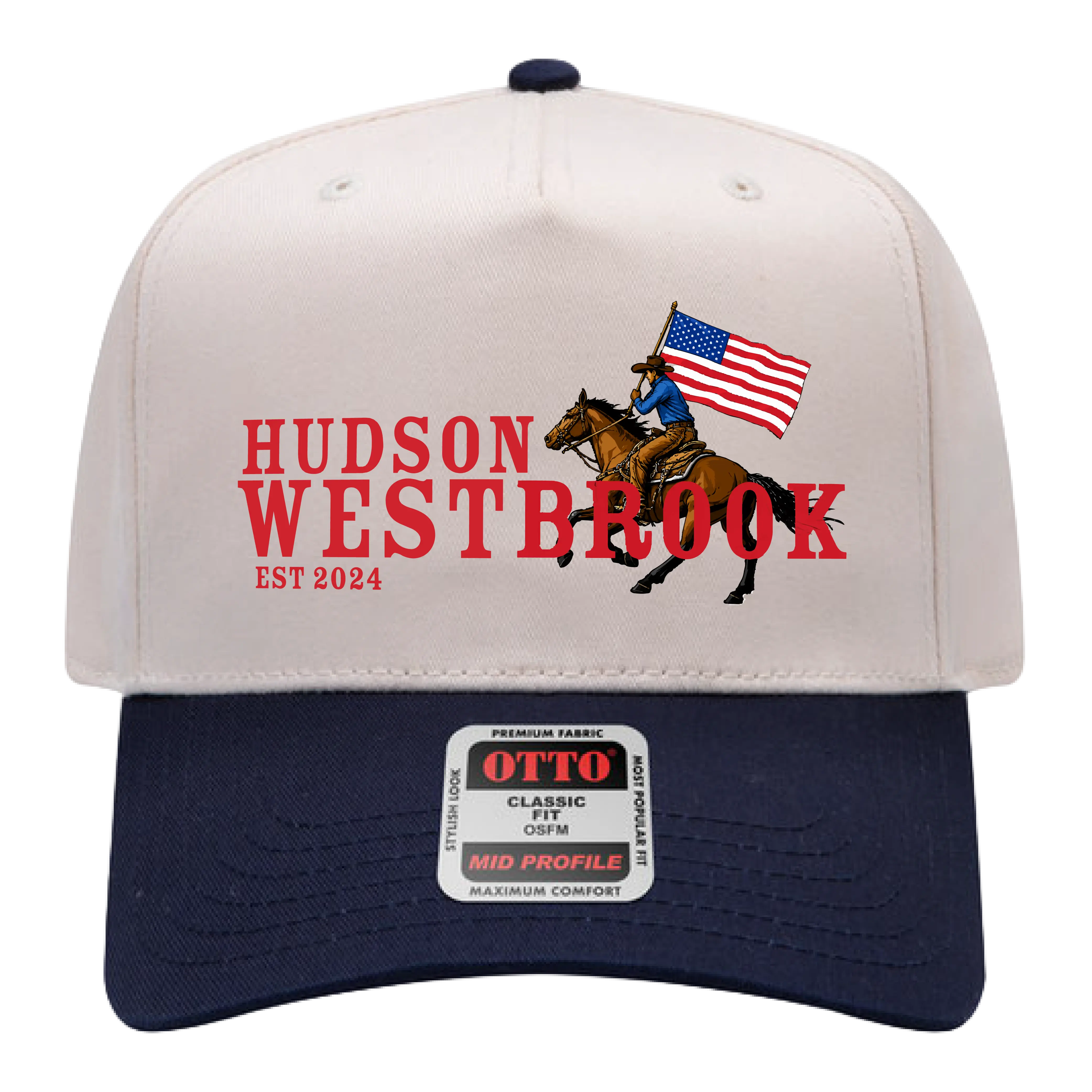 American Rider Cap - Two-Tone Snapback Cap