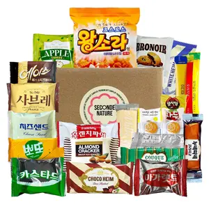 Korean Snack Box 24 Count - Variety of Individually Wrapped Korean Snacks with Chips, Cookies and Candy for Kids, Children, College Students, and Adults. Gift Box for K-Food Lovers - Journey of Korea