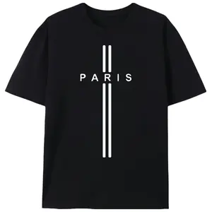 Minimalist Paris Christian Cross T-Shirt |   Modern Faith Fashion Graphic Tee