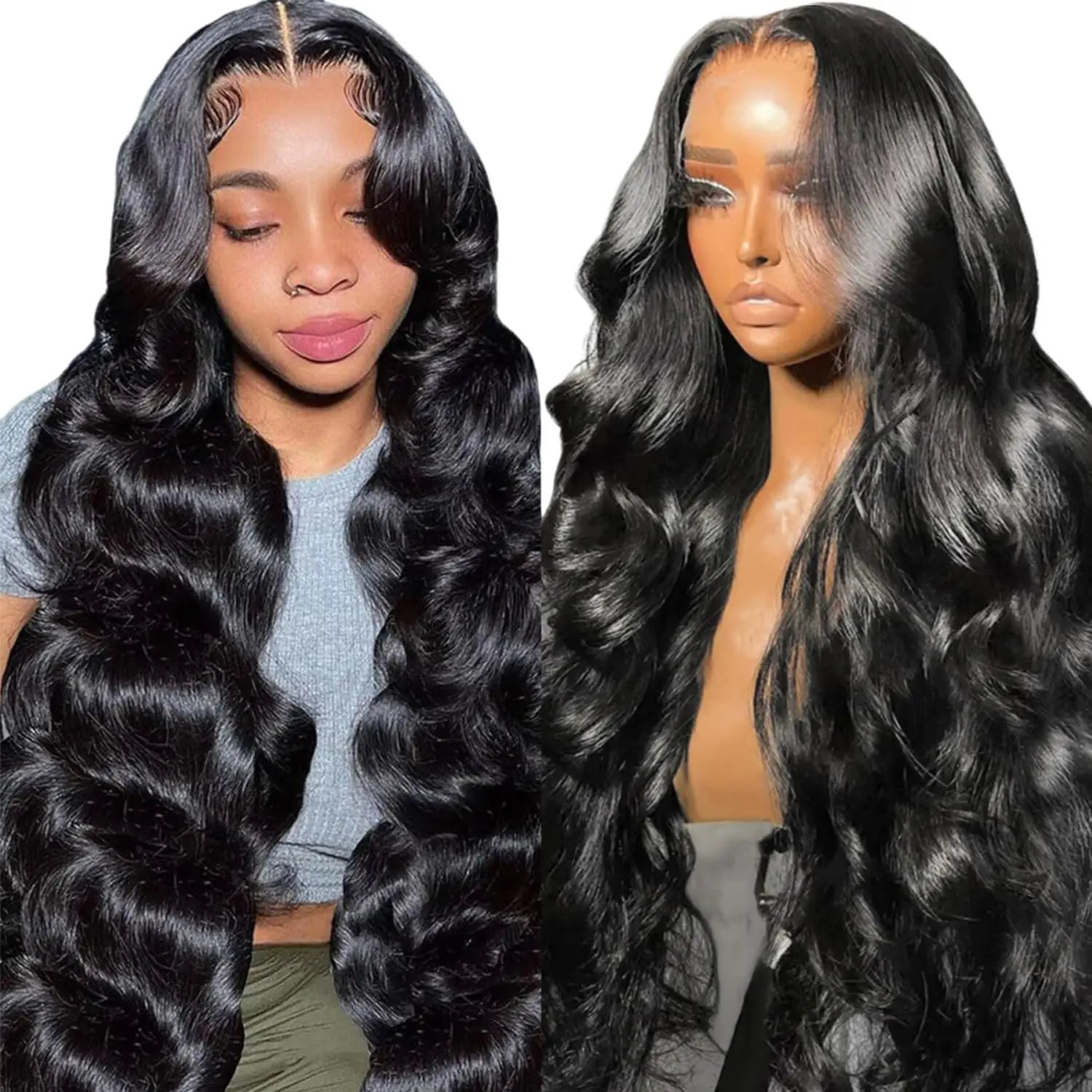 Asteria Hair Body Wave Pre Bleached Pre Plucked 6x6 Lace Closure Wig Pre Cut Lace Glueless Ready To Go Wig