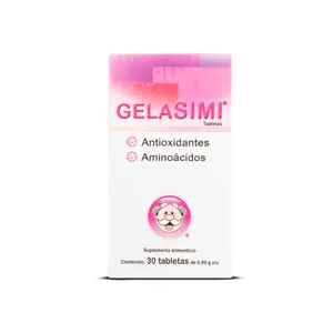 GELASIMI 30 TAB -Antioxidants and Amino acids Supplement for Hair and Nails Gelasimi 30 Tablet- Antioxidantes y Aminoácidos