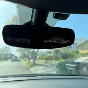 Hello Beautiful Vinyl Decal Sticker fade resistant Girly Car Accessories