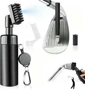 Golf Club Cleaning Kit, Golf Club Cleaning Brush with Groove Sharpener, Golf Club Head Groove Cleaning Brush, Golf Club Cleaning Tool for Easy and Effective Cleaning, Golf Accessories for Women Men, Gift For Golf Lovers