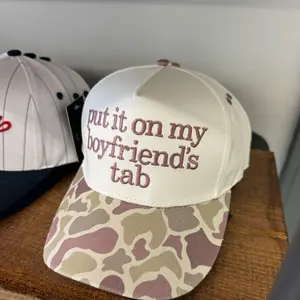 Put it on my boyfriends tab embroidered hat