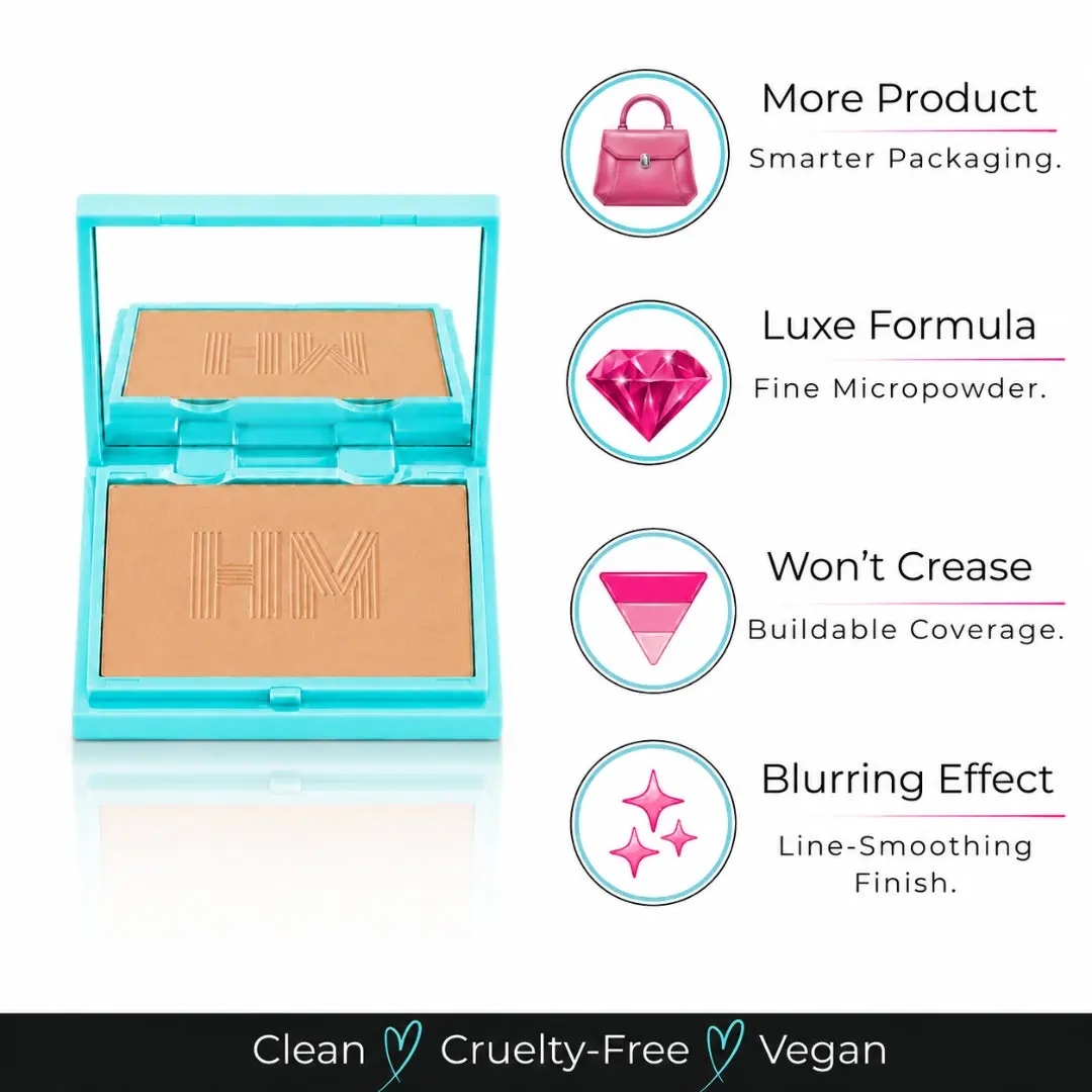 Complexion Perfection Mini Pressed Powder - Neutral Medium Vegan Makeup Setting