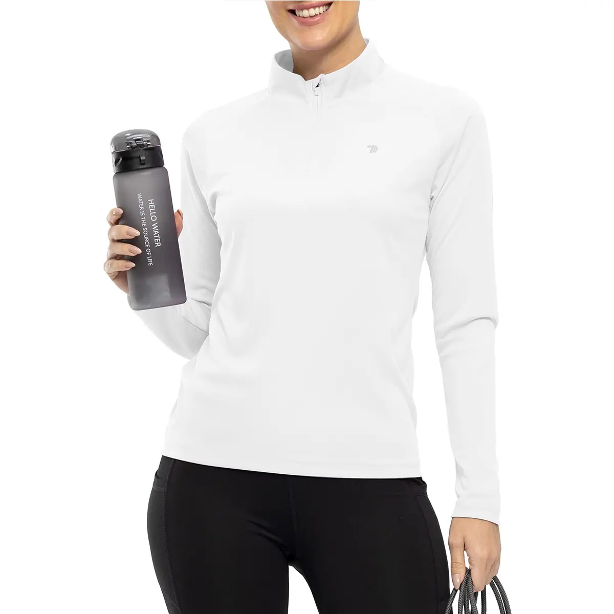 YSENTO Women's UPF 50+ 1/4 Zip Sport Shirts
