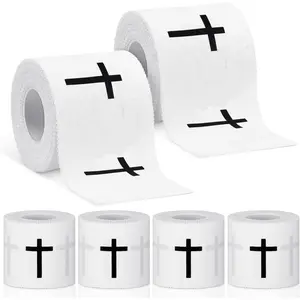 Athletic Tape Cross Tape Christian Sports Wrap 2in x 23ft No Sticky Residue Wrist Ankle Tape for Gymnastics Boxing Lacrosse Climbing Hockey Bat