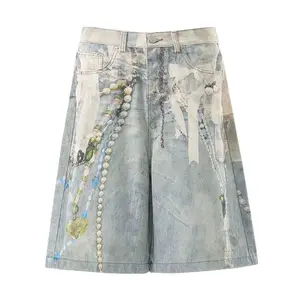 Graphic Baggy Jorts