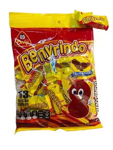 BENYRINDO TAMARIND FLAVORED HARD CANDY WITH SOFT FILLING, CARAMELLO RELLENO SUAVE SABOR TAMARINDO 13CT