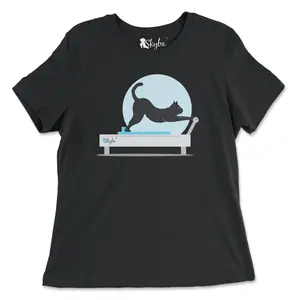 Stretching Cat on Reformer - Unisex Tee