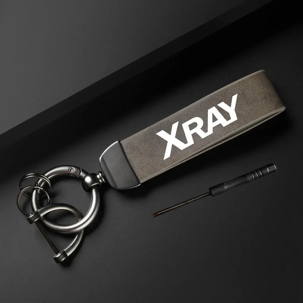Car Keychain, PU Leather Car Keychain, Simple Design Car Interior Decoration Accessories for Lada XRAY, Car Accessories for Men & Women