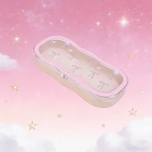 Glasses Case Hard Shell, Clear Eyeglass Case, Cute Holder for Sunglasses and Reading Glasses