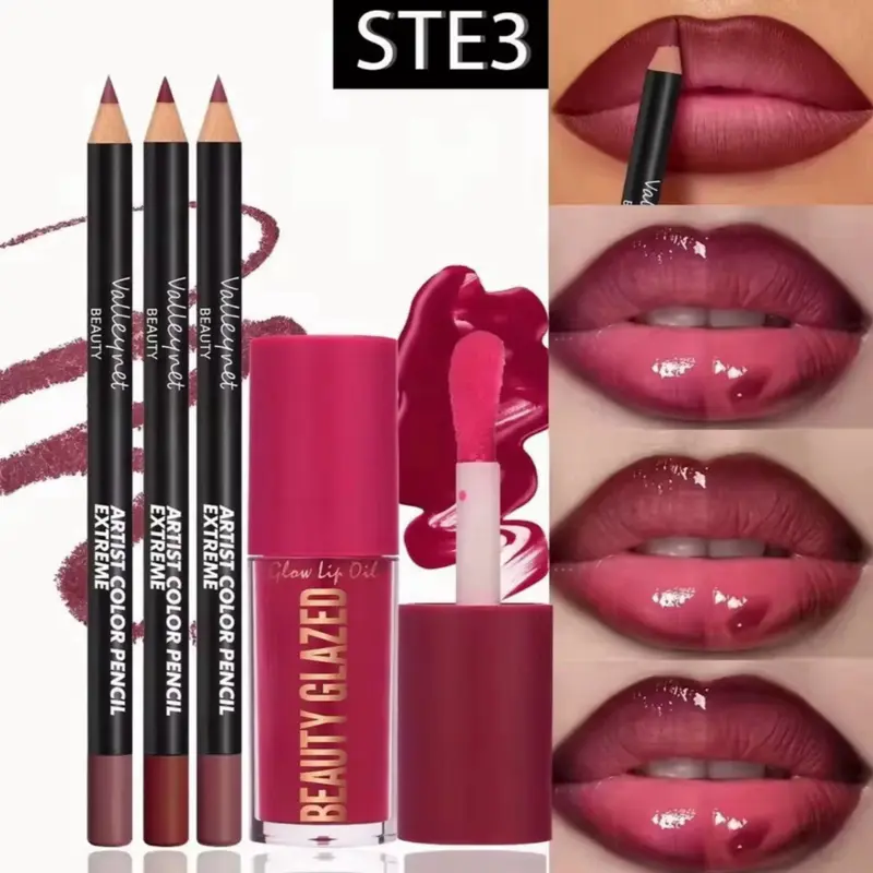 Lips Glaze, Waterproof&Long-Lasting Matte