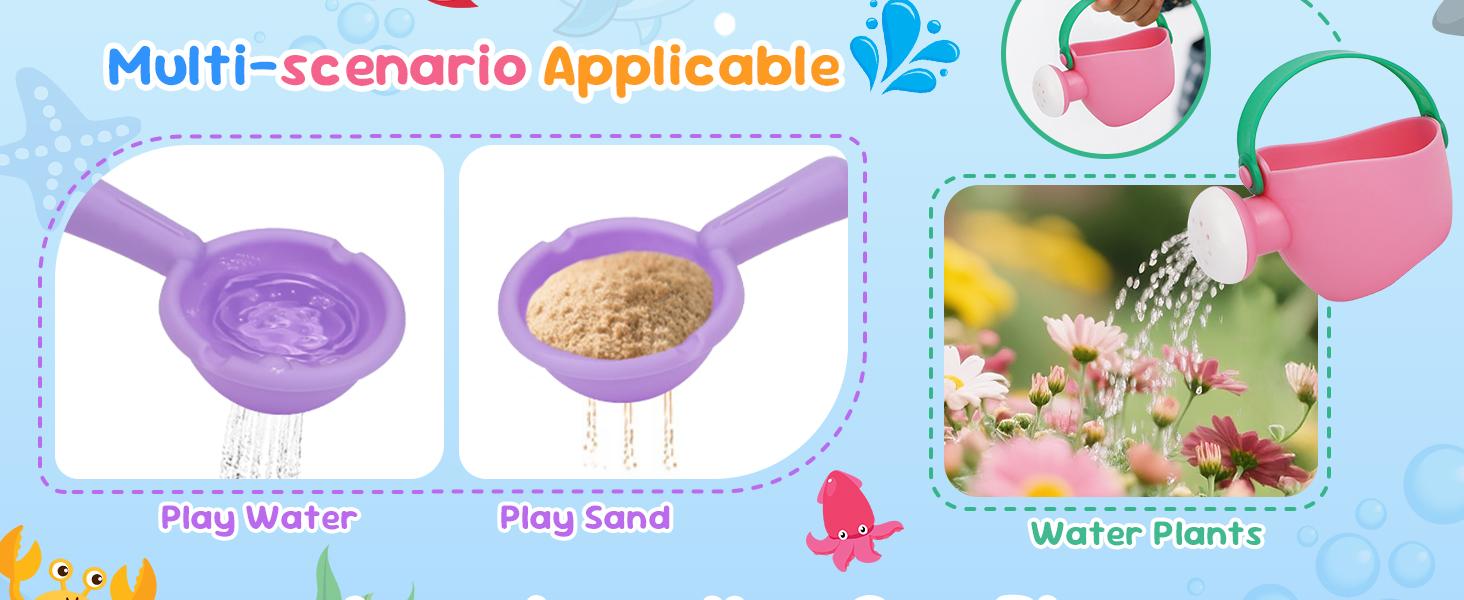 Summer Spring Gift Baby Bath Toys for Kids Ages 1-3 Toddler Bath Toys Mold Free for 2-4 Bathtub Sand Beach Pool Water Toys for 1+ Year Old Girl Gifts 9 PCS (Color Random) Summer Spring Gift Baby Bath Toys for Kids Ages 1-3 Toddler Bath Toys Mold Free for 2-4 Bathtub Sand Beach Pool Water Toys for 1+ Year Old Girl Gifts 9 PCS (Color Random)