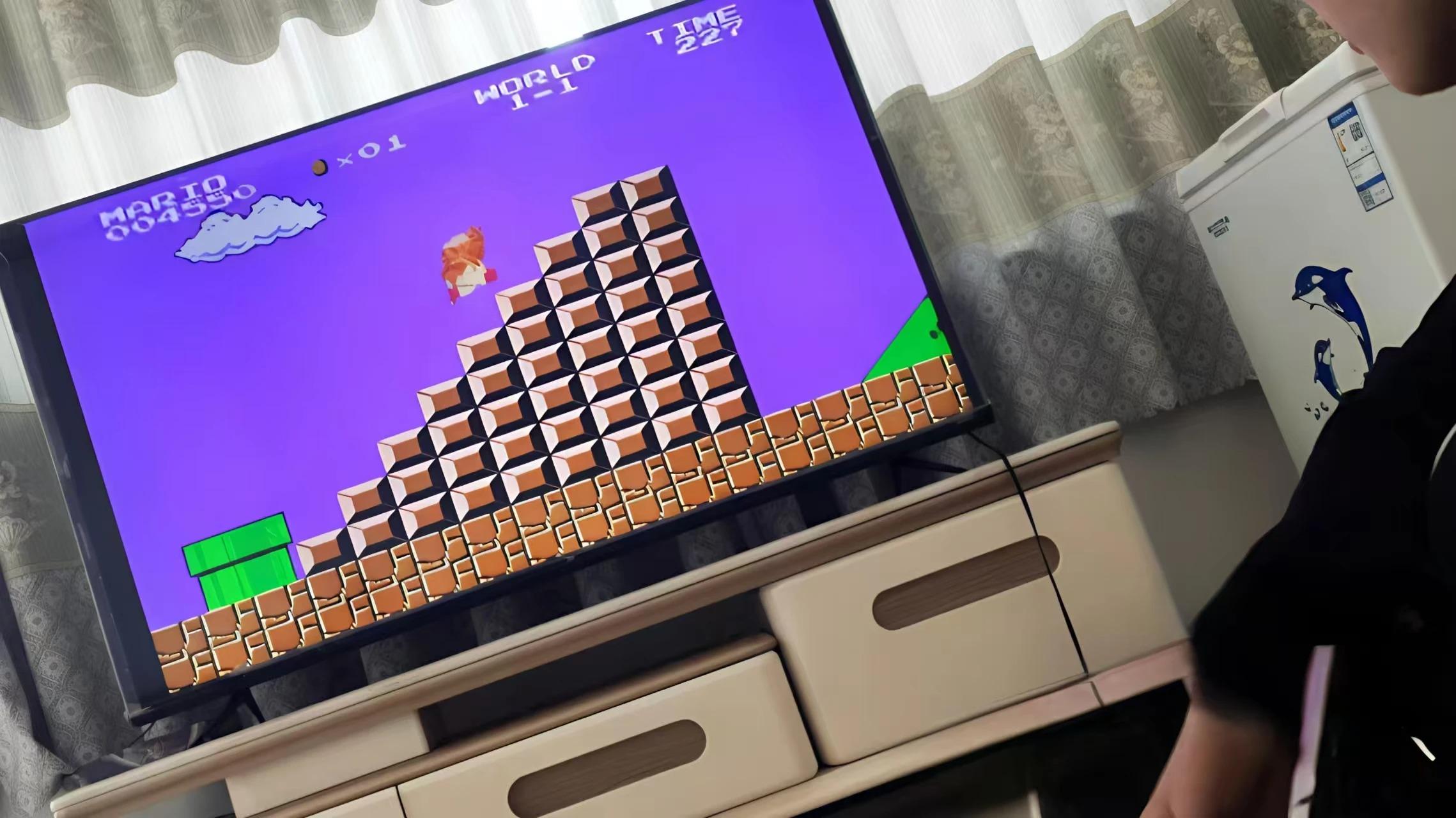 HDMI FC Small Steel Cannon - Mini FPGA Hardware FC Game Console Motherboard, RGBS/HDMI Dual Output, 4 Color Palettes, Type-C Power Supply