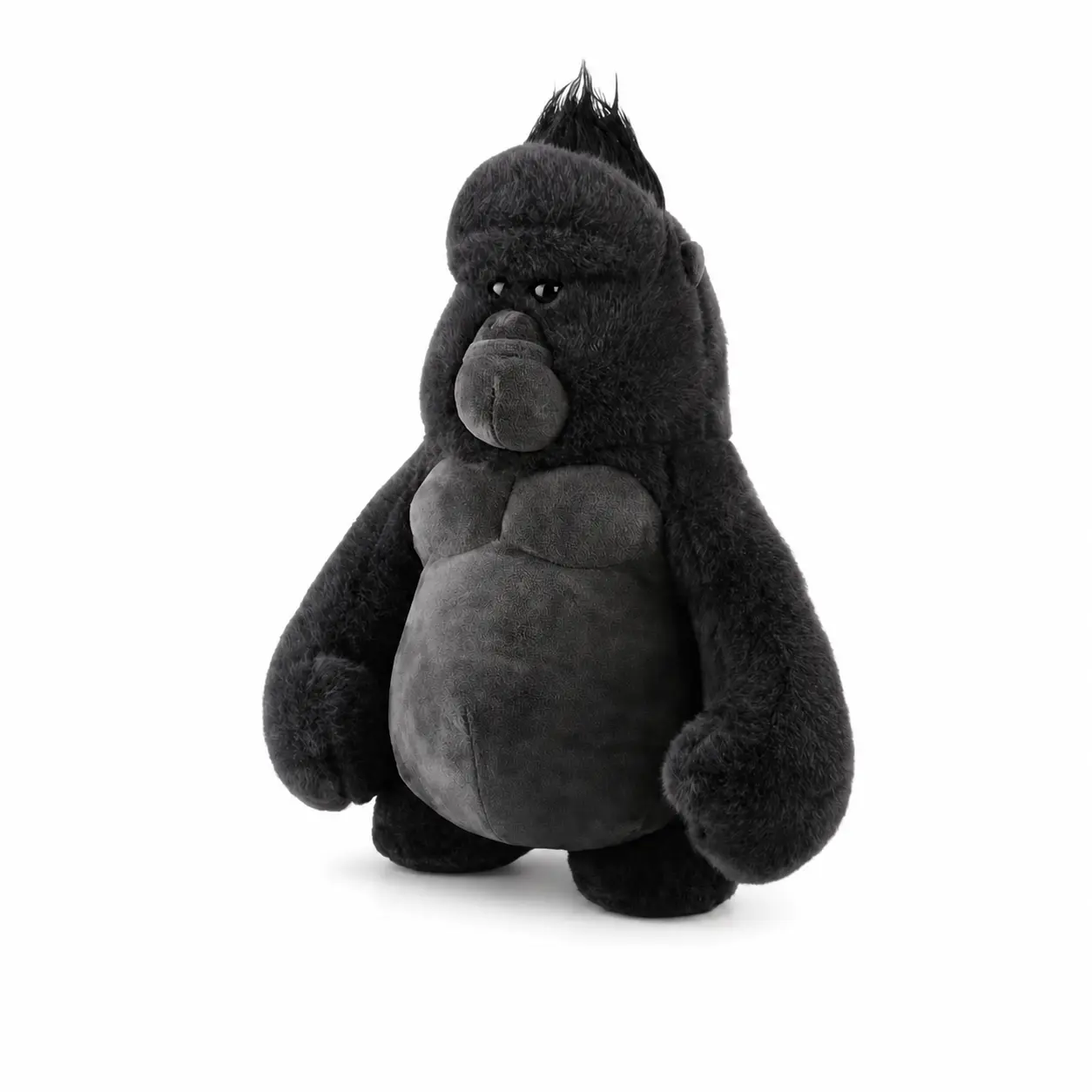 15" Cute Gorilla Plush Toy, Soft Hugging Stuffed Animal, Adorable Black Gorilla Doll Gift for Kids & Adults, Cozy Emotional Companion, Perfect for Birthday, Christmas, Black Friday & Holiday Room Decor