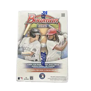 Bowman 2025 Baseball Blaster Pack - Look for Rare Tail Exclusive Green Parallel Cards - 12 Cards per Pack - 6 Packs per Box