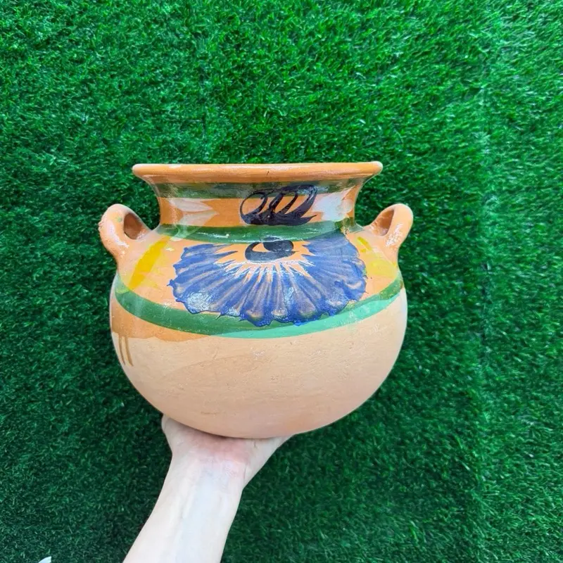 Michoacana Clay Bean Pot Grande 4 Litros (1 Piece).