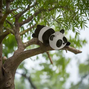 3D Printed Sleeping Panda Keychain - Unique Design Key Accessory for Panda Enthusiasts with Adorable Charm and Versatile Use