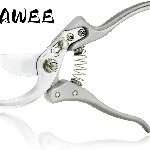 Garden Pruning Shears, Ergonomic SK5 Steel Branch Cutter, Lightweight Magnesium Alloy Plant Clippers with Safety Lock for Yard Gardening