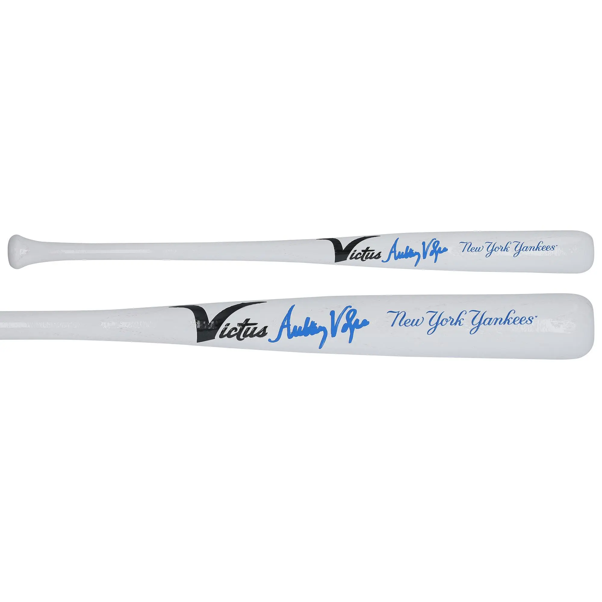 Anthony Volpe New York Yankees Autographed Victus Team ID Mini Bat - Fanatics Authentic Certified