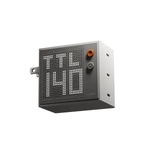 SHARGE Pixel 140 GaN Charger – 140W max 3-Port PD3.1 Fast Charging, Foldable Plug, Compact GaN Tech Charger with Smart LED Display, USB-C Power Adapter for MacBook, iPhone, iPad, Steam Deck, and More Electronic Smartphone