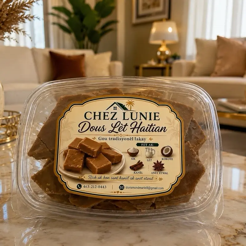 Dous lèt Haitian  12oz Chez Lunie