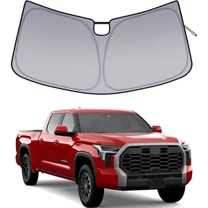 Windshield Sun Shade for Toyota Tundra Accessories 2022 2023 2024 2025, Foldable Front Sun Visor, 22 23 24 25 Tundra SR,SR5,Limited,,TRD Pro,1794 Edition,and Capstone