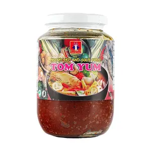 Three Deer Tom Yum Paste 454g - Authentic Thai Flavor for Stir-Fries, Seafood, Hot Pot & Spicy Soup - Rich & Zesty